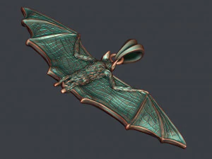 Bat pendant 3D Print Model