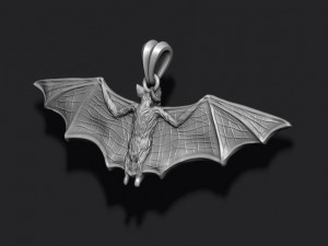 Bat pendant 3Dプリントモデル