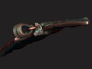 Bat pendant 3Dプリントモデル