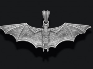 Bat pendant 3Dプリントモデル