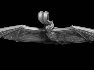 Bat pendant 3Dプリントモデル