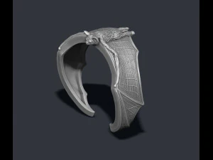 Fledermausring 3D Druckmodell