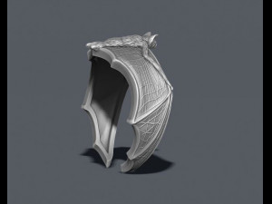 Bat ring 3D 打印模型