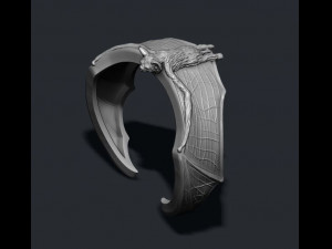 Bat ring 3D 打印模型