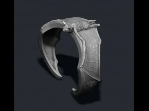 Pierścień nietoperza Model do druku 3D