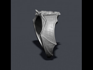 Bat ring 3D 打印模型