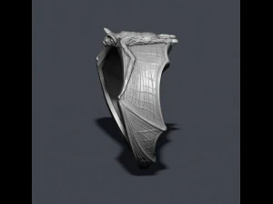 Pierścień nietoperza Model do druku 3D