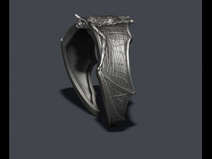 Bat ring 3D 打印模型