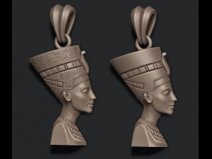 Nefertiti pendant Modello di stampa 3D