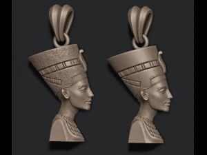 Nefertiti pendant 3D Print Model