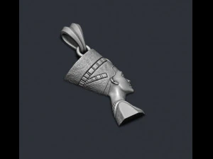 Nefertiti pendant 3D Print Model