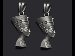 Nefertiti pendant Modello di stampa 3D