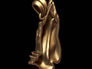 Praying hands pendant necklace bas-relief 3D Принт Модель
