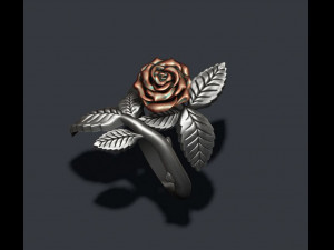 Rose ring Modelo de Impressão 3D