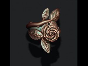 Rose ring Modelo de Impressão 3D