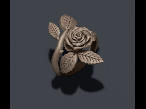 Rose ring Modelo de Impressão 3D
