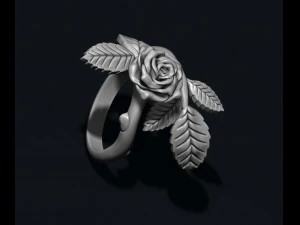 Rose ring 3D Print Model