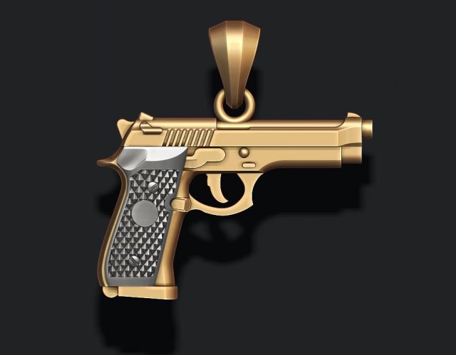Pendant 3D Print Model .c4d .max .obj .3ds .fbx .stl .blend