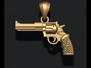 Gan Revolver pendant 3D print model 3D Print Model