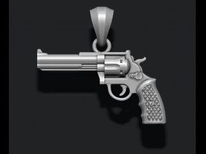 Gan Revolver pendant 3D print model 3D Print Model