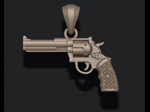 Gan Revolver pendant 3D print model 3D Print Model