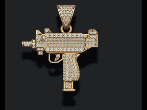 Automat pendant with gems 3D Print Model