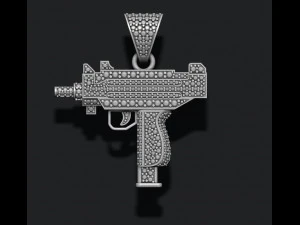 Automat gan pendant with gems 3D print model 3D Print Model
