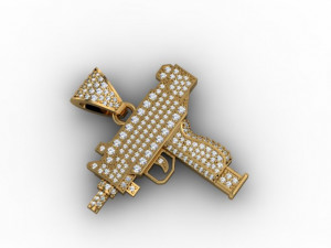 Automat pendant with gems 3D-Druckmodell