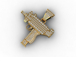 Automat pendant with gems 3D-Druckmodell