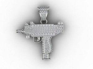 Automat pendant with gems 3D-Druckmodell