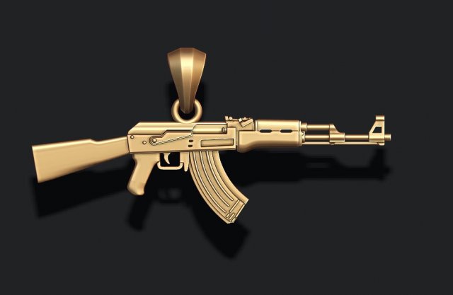 Ak 74 pendant 3d Model do druku 3D .c4d .max .obj .3ds .fbx .stl .blend 