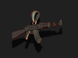 Ak 74 pendant 3d Model do druku 3D