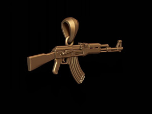 Ak 74 pendant 3d Model do druku 3D