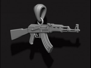 Ak 74 pendant 3d Model do druku 3D