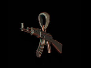 Ak 74 pendant 3d Model do druku 3D