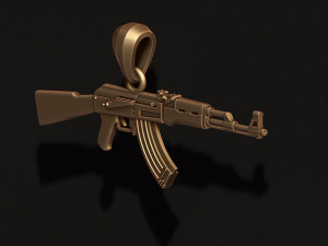 Ak 74 pendant 3d Model do druku 3D
