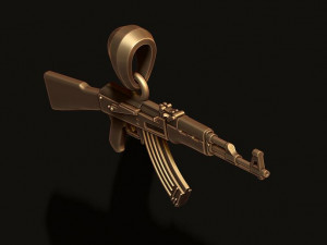 Ak 74 pendant 3d Model do druku 3D