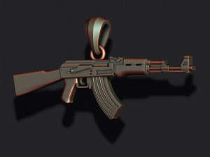 Ak 74 pendant 3D Print Model