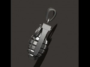 Grenade pendant 3d 3Dプリントモデル