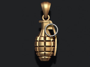 Grenade pendant 3D 프린트 모델