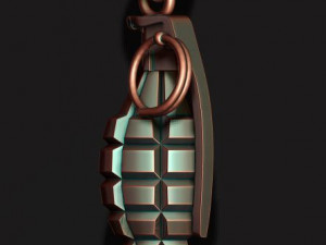 Grenade pendant 3D प्रिंट मॉडल