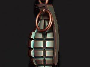 Grenade pendant 3D Print Model