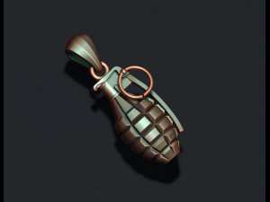 Grenade pendant 3D प्रिंट मॉडल