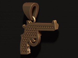 Pendant with gemstones 3D Print Model