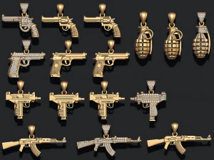 I pendenti Gan confezionano modelli di stampa 3D Modello di stampa 3D