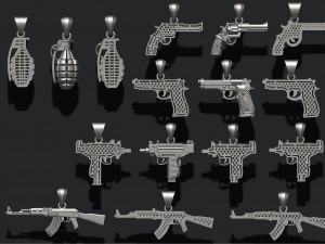 Pendants pack 3D Print Model