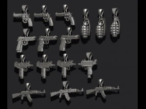 I pendenti Gan confezionano modelli di stampa 3D Modello di stampa 3D