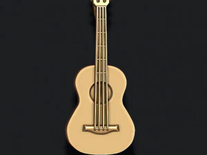 Guitar pendant 3D Print Model