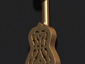 Guitar pendant 3D Print Model