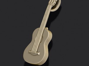 Guitar pendant 3D Baskı Modeli
